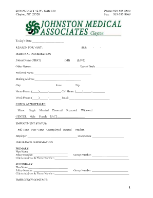 Patient Intake Form