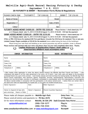 Melvile form and rules - mbra