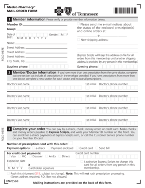 Medco Pharmacy Mail-Order Form