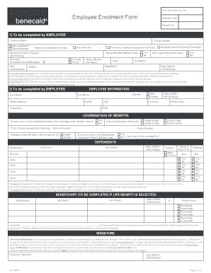 Employee Enrolment Form