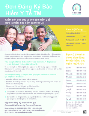 California Health Insurance Application