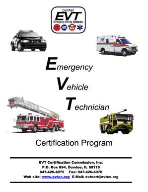 Emergency Vehicle Technician Certification Program
