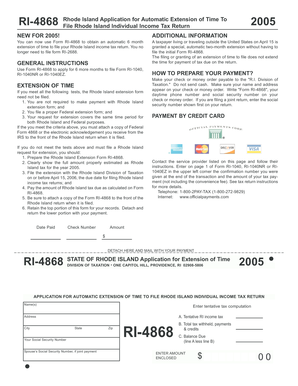 Rhode Island Form RI-4868