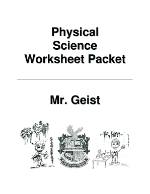 Unit One Worksheet Motion and Forces
