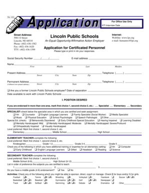 Fillable Online lps 03 Teacher App.. 03 Teacher App. - lps Fax Email ...