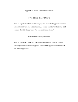 National Appraisal Supplement Request Form