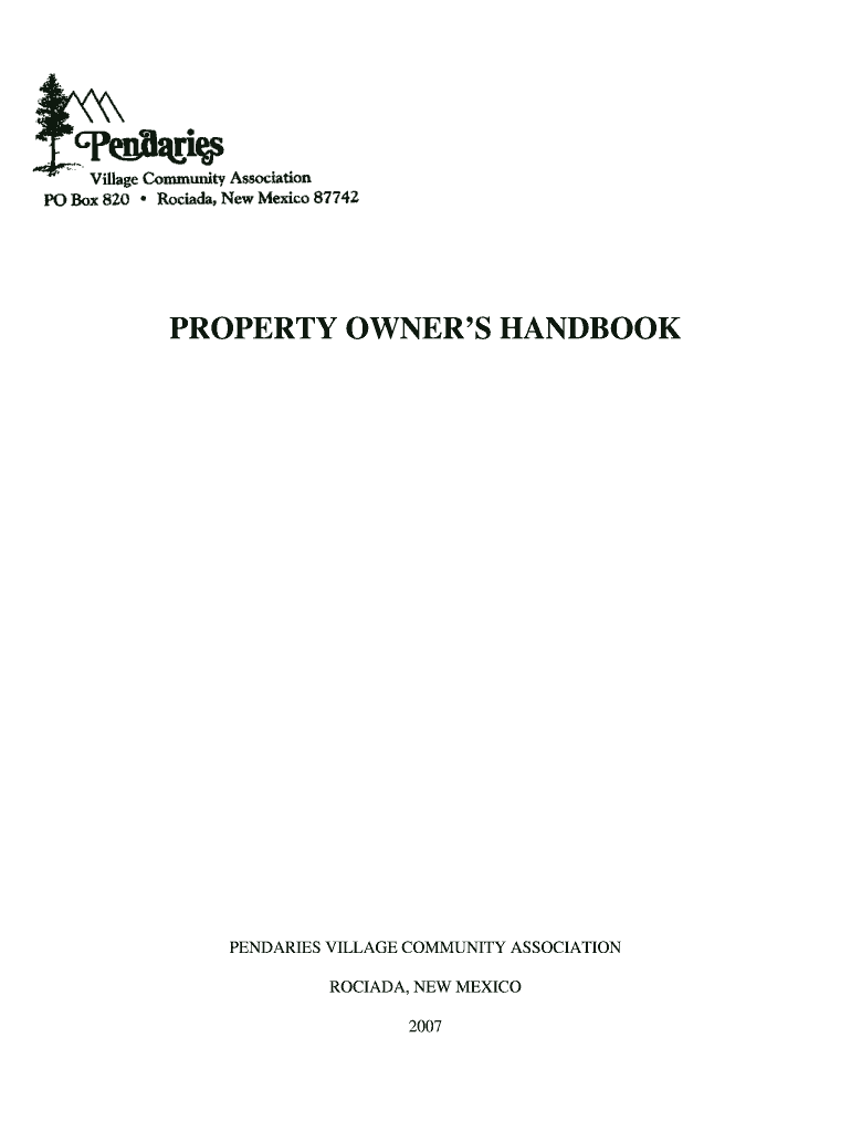 pendaries village hoa fees Preview on Page 1