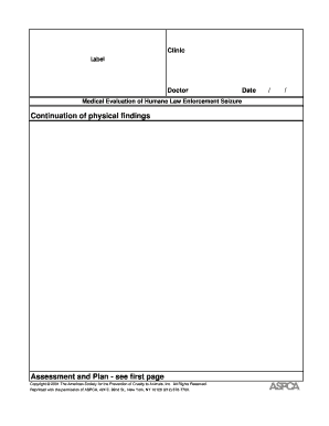 Medical Evaluation of Humane Law Enforcement Seizure