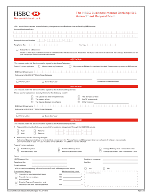 Hsbc bank account opening form download