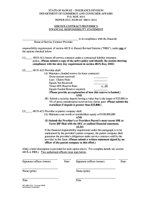 How to write a private mortgage contract - responsibility statement