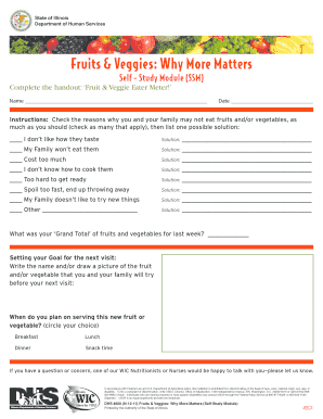 Fruits & Veggies: Why More Matters Self-Study Module