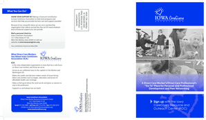 Iowa CareGivers Association Membership Form