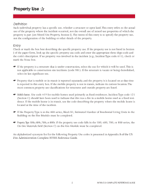 Property Use Code Form