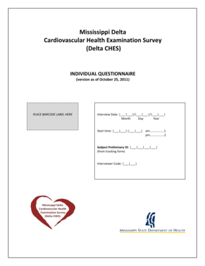 Mississippi Delta Cardiovascular Health Examination Survey