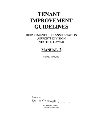 TENANT IMPROVEMENT GUIDELINES - hawaii.gov