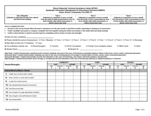 Illinois HSC-T Educational Assessment Form