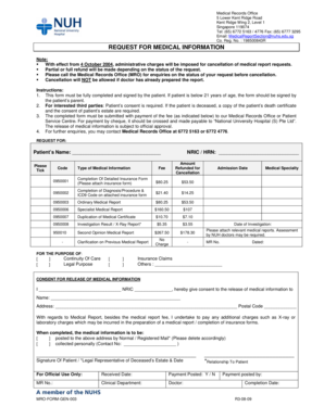 Request for Medical Information