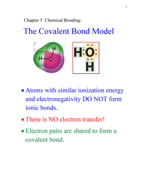 Chapter 5 Chemical Bonding - Chemistry - chemistry osu