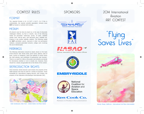 Flying Saves Lives Art Contest Entry Form