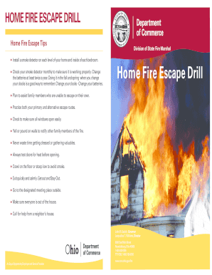 Home Fire Escape Drill