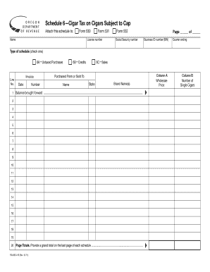 Oregon Cigar Tax on Cigars Subject to Cap