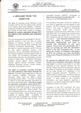 Electronic Funds Transfer Enrollment Form