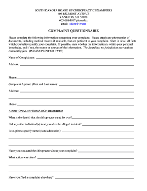 complaint form.doc. yersenia pestis flow chart for labs - doh sd