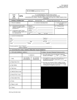 EPA Form 2B Application for Permit to Discharge Wastewater