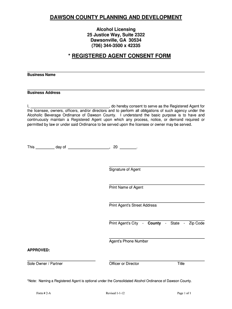 Registered Consent Form Fill Online Printable Fillable Blank 