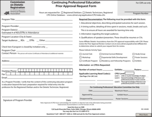 Prior Approval Request Form