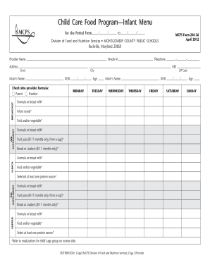 Menu template pdf - mcps revised form 240 56