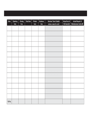 SARS Travel Logbook 2009