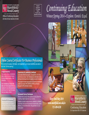 Continuing Education Registration Form