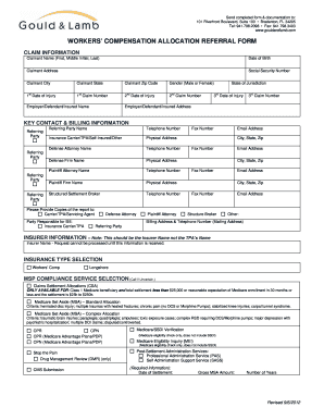 Workers' Compensation Allocation Referral Form