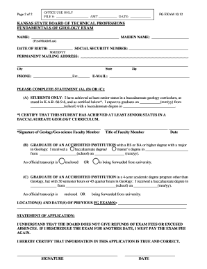Handwrtten forms wiill not be accepted