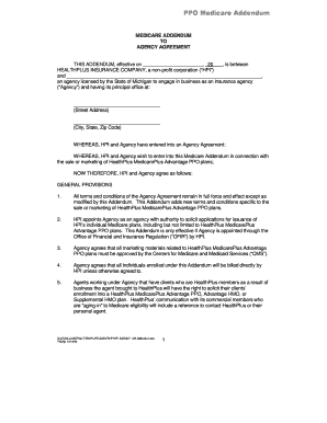 PPO Medicare Addendum