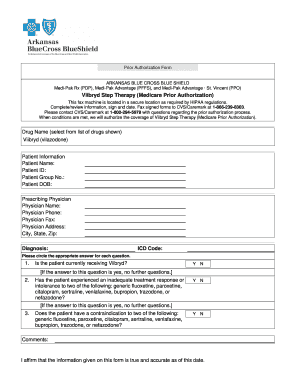 Viibryd Step Therapy Prior Authorization Form