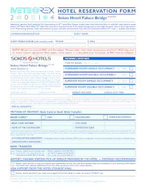 Hotel Reservation Form