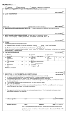 Mortgage Form 6.1