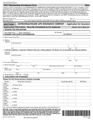 FACT Membership Enrollment Form