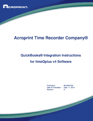 Fillable Online QuickBooks Integration Instructions Fax Email Print - pdfFiller