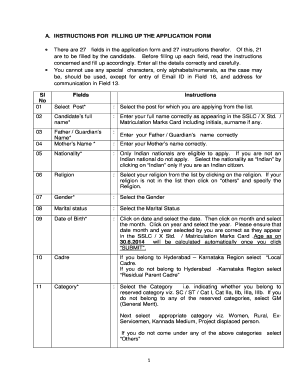BMRCL Application Form