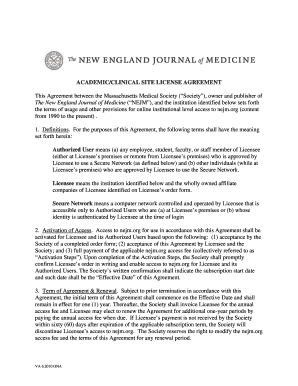 Academic Clinical Site License Agreement