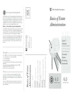 Ohio New Lawyer Training Registration Form