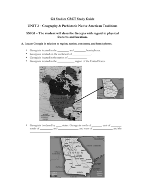 Georgia CRCT Study Guide