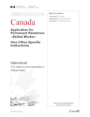 Canada Permanent Residence Application