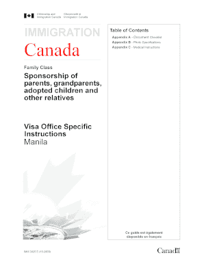Canada Immigration Application for Permanent Residence
