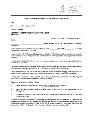 FORM 3 LETTER OF UNDERTAKING BY ... - thecrestcondo.sg