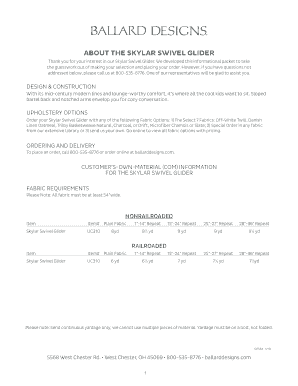 skylar swivel glider