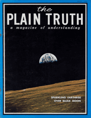 The plain truth magazine